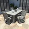 Highwood Usa Lehigh 7pc Rectangular Outdoor Patio Furniture Dining Set 84 x 42 AD-ST7LH1CO5AA-CGE - alternate 2